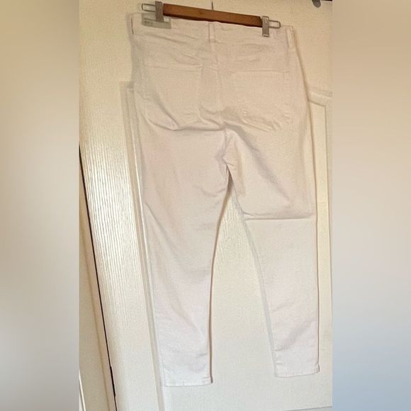 NWT TOPSHOP “JAMIE” High Waist Ankle Grazer jeans, plus size 34 x 30, wh… - Picture 2 of 13